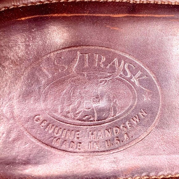 HS Trask Bozeman Montana Tassel Kiltie Leather Loafer 10 Academia Scholar Refine main image 5